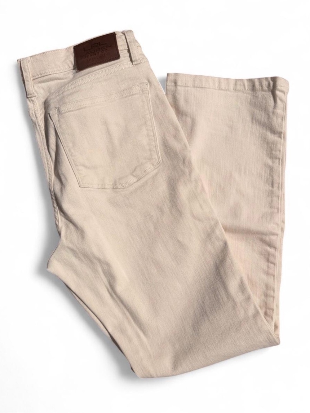 Ralph Lauren Lauren Jeans Co. Cream Ecru Jeans Women’s Size 10